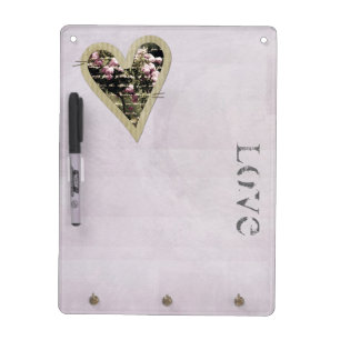 Sweet Pink Garden of Roses Dry-Erase Board