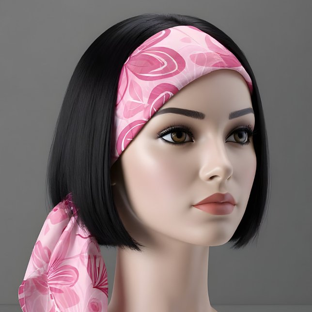 Sweet Pink Hearts and Flowers Scarf (Creator Uploaded)