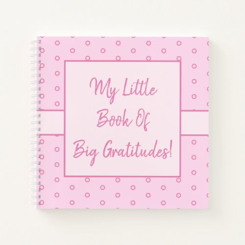 Sweet Pink Little Book Of Big Gratitudes