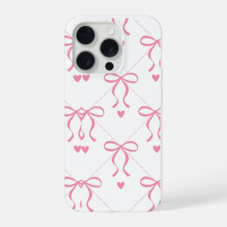 Sweet Pink Minimalist Heart Pattern Mobile Cover