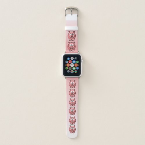 Sweet Pink Pig Apple Watch Band