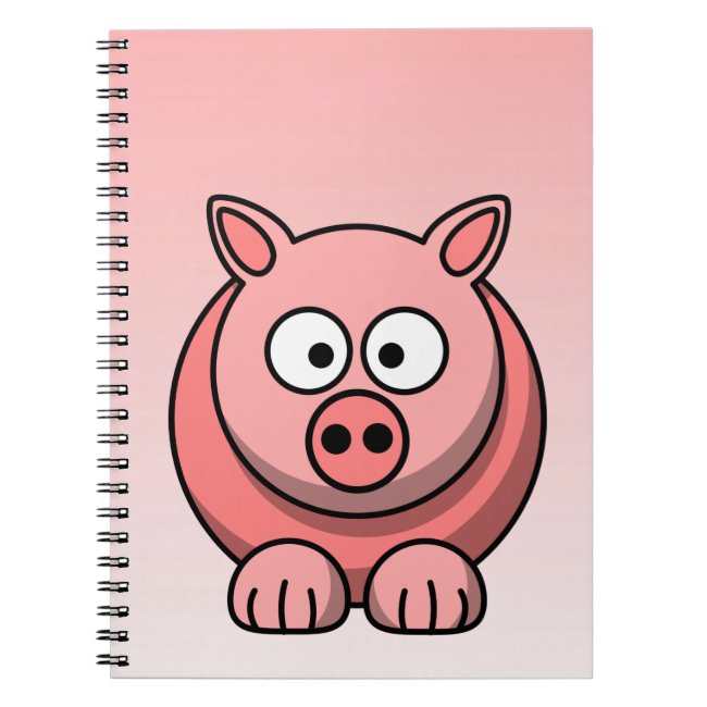Sweet Pink Pig Notebook