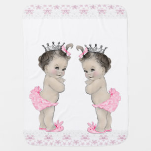 Sweet Pink Princess Twin Baby Blanket