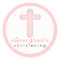 Sweet Pink Religious Celebration Cross