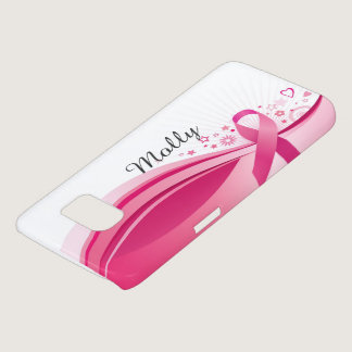 Sweet Pink Ribbon Breast Cancer Choose Device Samsung Galaxy S7 Case
