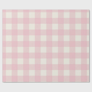 Sweet Pink Textured Pattern Wrapping Paper