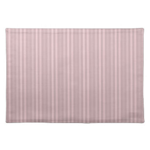 Sweet Pink Vertical Stripes Pattern Placemat