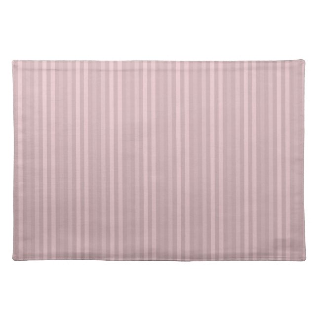 Sweet Pink Vertical Stripes Pattern Placemat (Front)