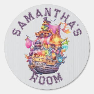 Sweet Pirate Ship Personalized  Sign