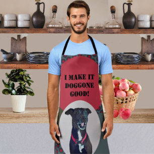 Sweet Pitbull Lab Mix Dog Makes It Good Cooking Ap Apron