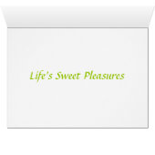 Sweet Pleasures Cards (Inside Horizontal (Bottom))