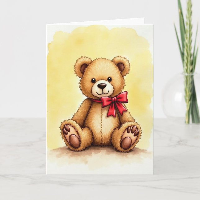 Sweet Plush Friend Mothers Day Card (Front)