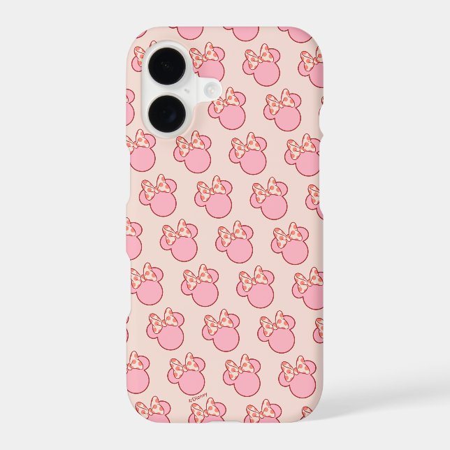 Sweet Polka Dot Bow Mouse Silhouette Case-Mate iPhone Case (Back)