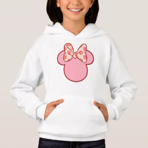 Sweet Polka Dot Bow Mouse Silhouette Hoodie