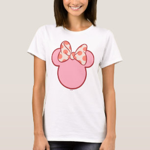 Sweet Polka Dot Bow Mouse Silhouette T-Shirt