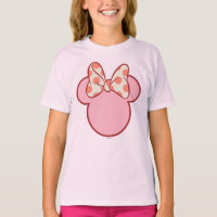 Sweet Polka Dot Bow Mouse Silhouette