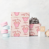 Sweet Polka Dot Bow Mouse Silhouette