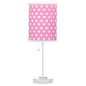 Sweet Polka Dot Table Lamp - Pink & White (Right)