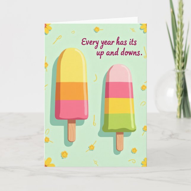 Sweet Pops Birthday Card (Front)