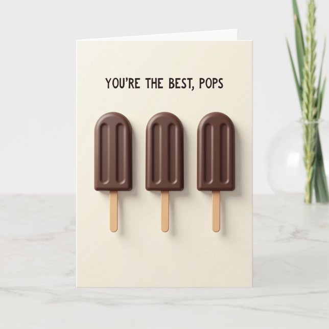 Sweet Pops Frozen Treat Card (Front)