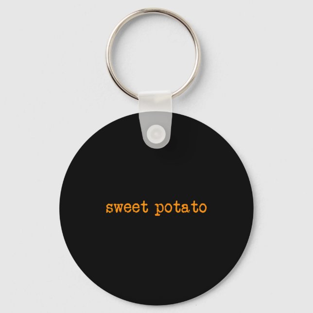 Sweet Potato And Kind Of Rude Potato  Keychain (Front)