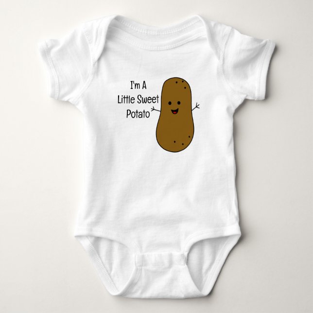 Sweet Potato Baby Bodysuit (Front)