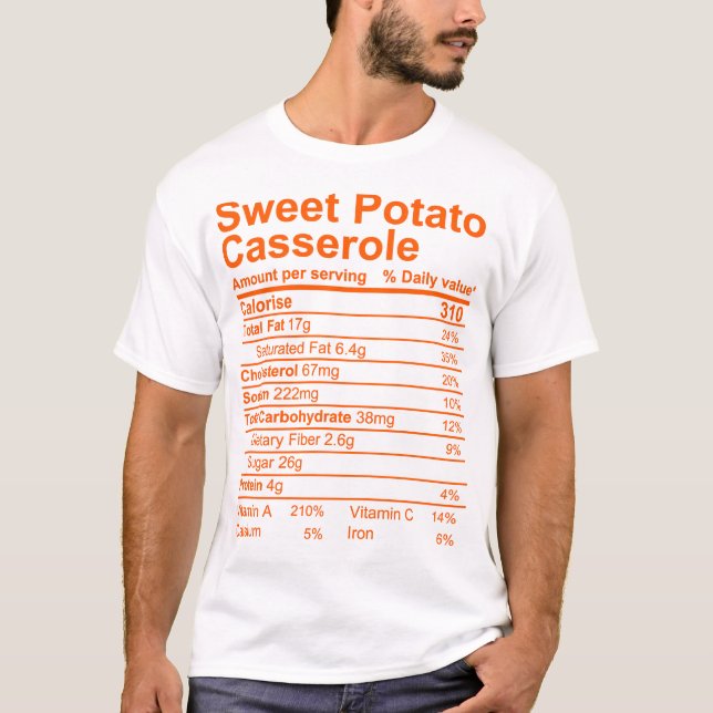 Sweet Potato Casserole  T-Shirt (Front)