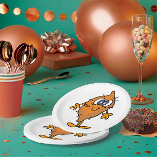 Sweet Potato Character Happy Yam Kawaii Paper Plates