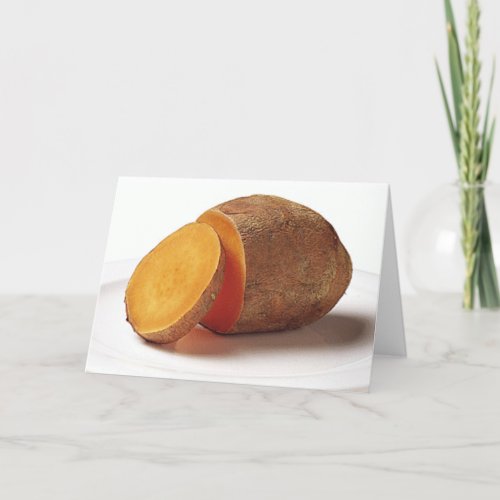 sweet Potato greeting card