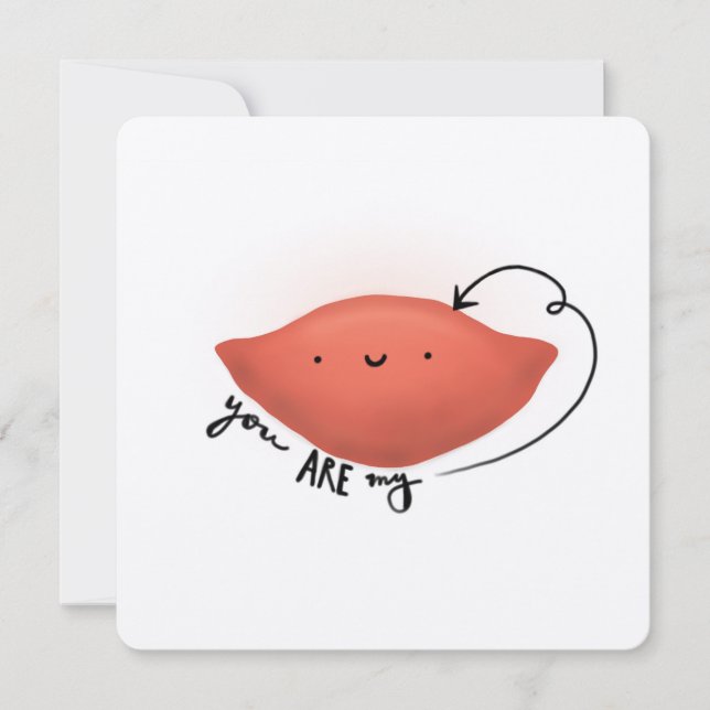 Sweet Potato Love Card (Front)