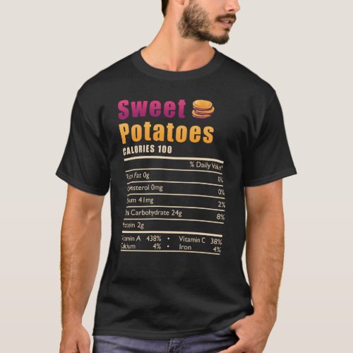 Sweet Potato Nutrition T_Shirt