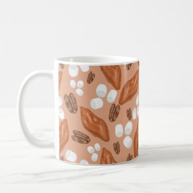 Sweet Potato Pie Ingredients Coffee Mug (Left)