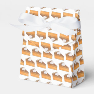 Sweet Potato Pie Slice Christmas Dinner Holiday Favor Boxes