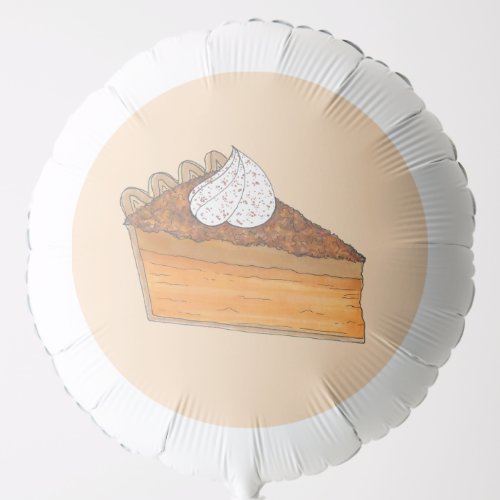 Sweet Potato Pie Slice Christmas Dinner Soul Food Balloon