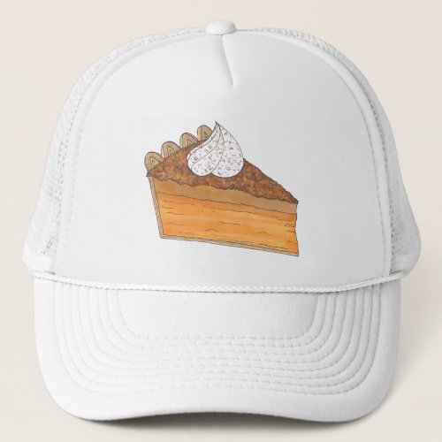 Sweet Potato Pie Slice Christmas Thanksgiving Food Trucker Hat