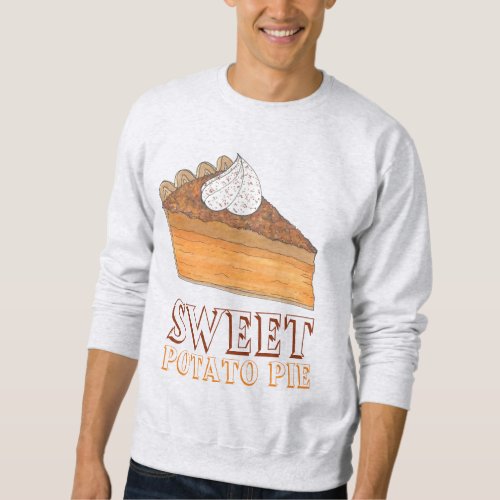 Sweet Potato Pie Slice Ugly Christmas Xmas Sweater