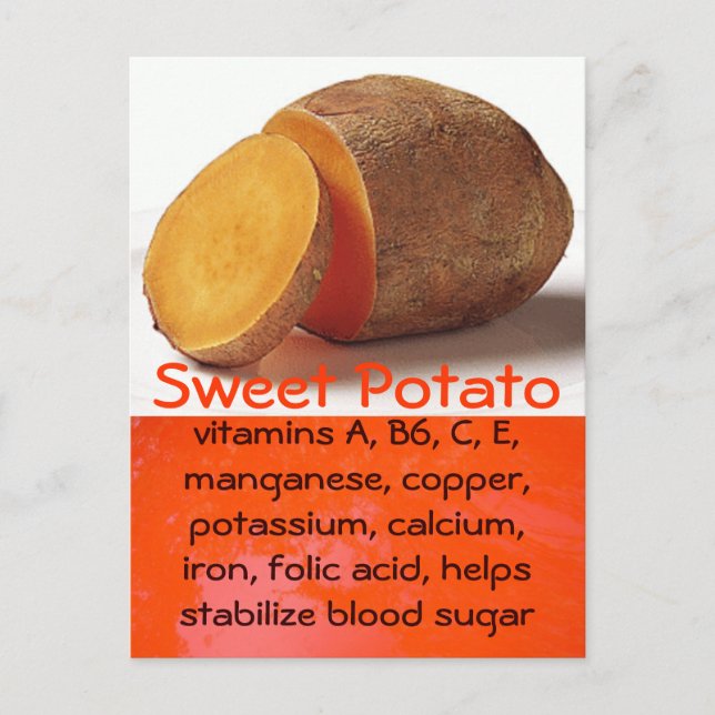 sweet potato postcard (Front)