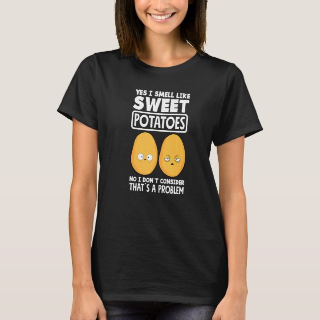 Sweet Potato  Vegan Potato T-Shirt (Front)