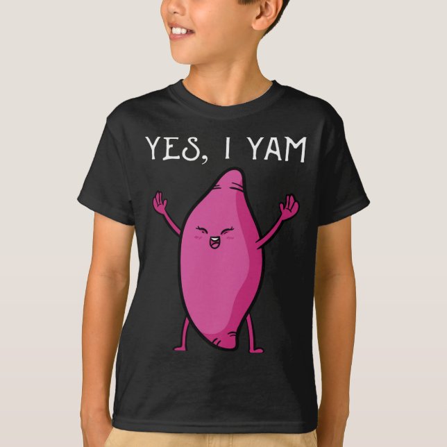Sweet potato yam anniversary matching wedding T-Shirt (Front)
