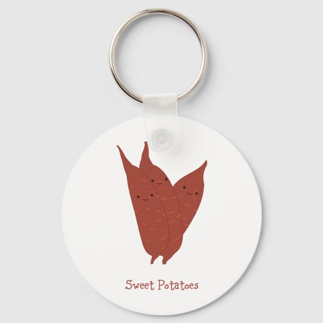 Sweet Potatoes Keychain (Front)