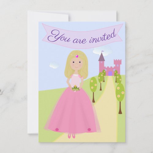 Sweet Princess Birthday Invitation