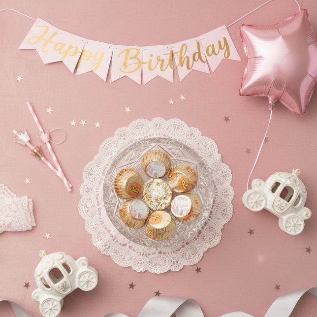 Sweet Princess Castle Unicorn 4th Birthday Party  Reese's Peanut Butter Cups (Creator Uploaded)