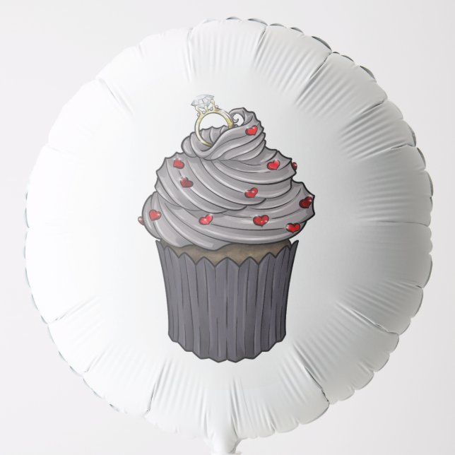 Sweet Proposal Cupcake Balloon (Front)