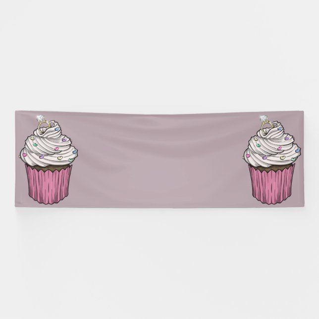 Sweet Proposal Cupcake Banner (Horizontal)