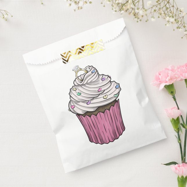 Sweet Proposal Cupcake Favor Bag (Sealed)