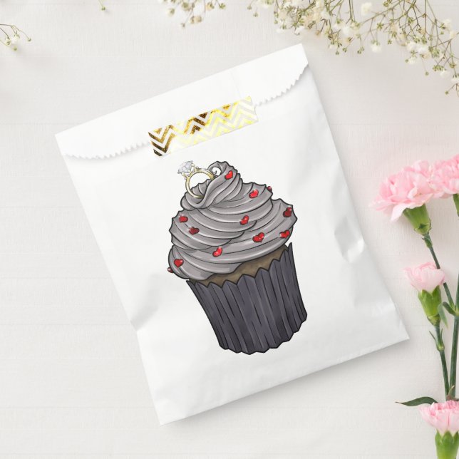 Sweet Proposal Cupcake Favor Bag (Sealed)