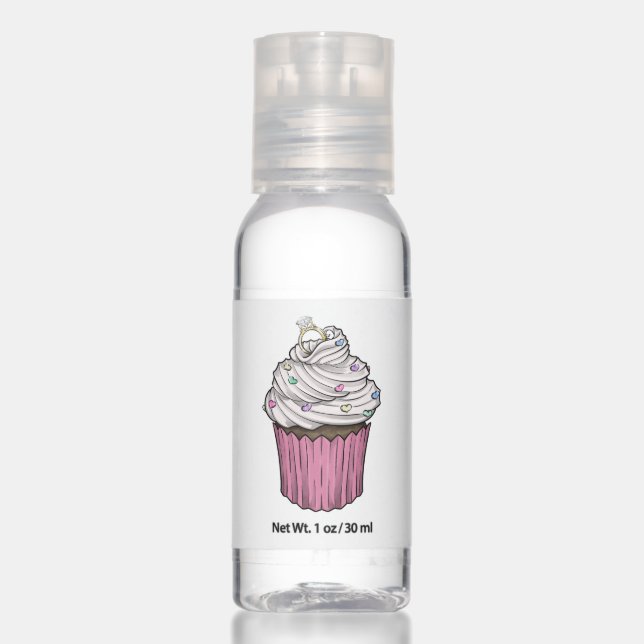 Sweet Proposal Cupcake Hand Sanitizer (Front)