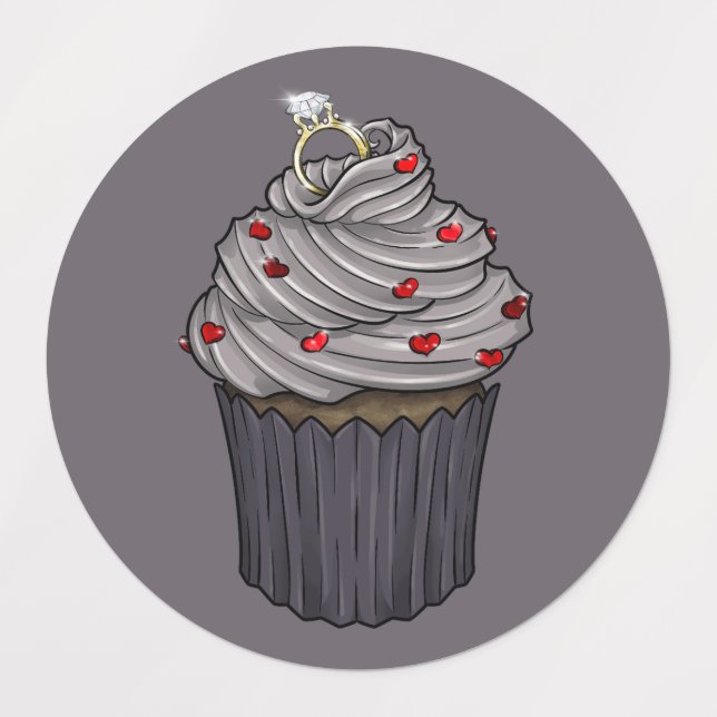 Sweet Proposal Cupcake Labels (Design 1)