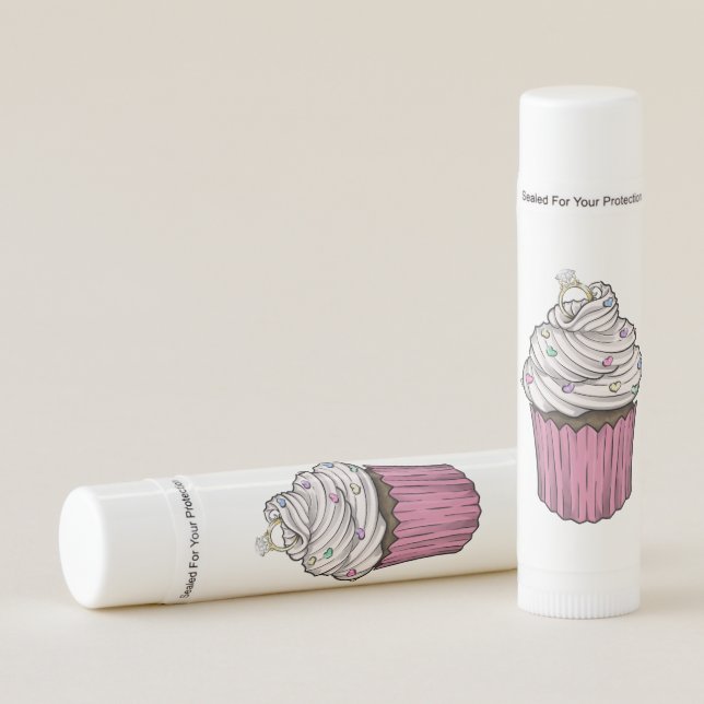 Sweet Proposal Cupcake Lip Balm (Front)