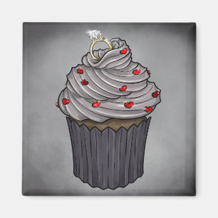 Sweet Proposal Cupcake Magnet